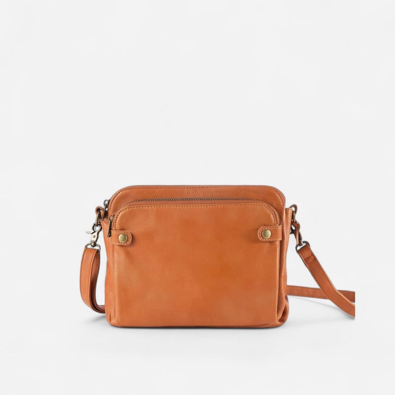 Québec Élégance Leather bags Daisy - Sac en cuir de haute qualité avec rangement intelligent