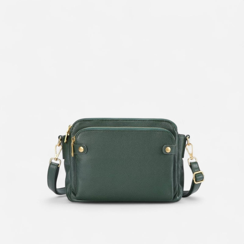 Québec Élégance Leather bags Daisy - Sac en cuir de haute qualité avec rangement intelligent