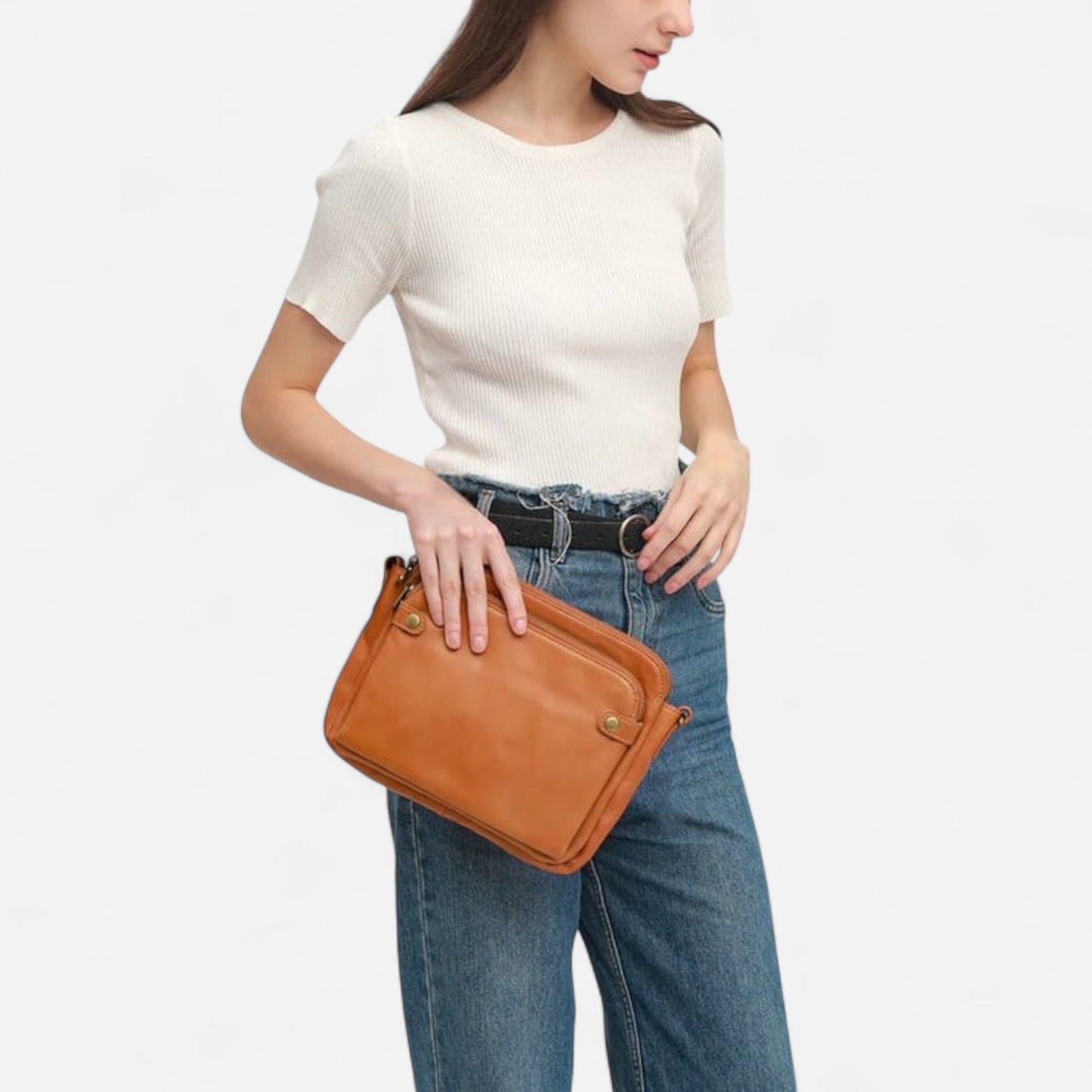 Daisy - Sac en cuir de haute qualité avec rangement intelligent