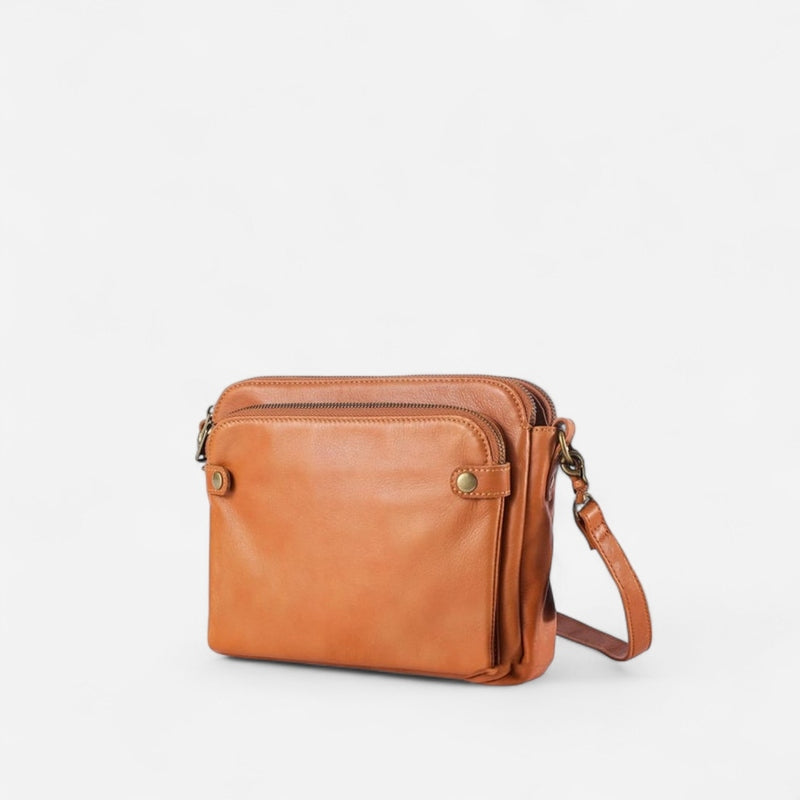Québec Élégance Leather bags Daisy - Sac en cuir de haute qualité avec rangement intelligent