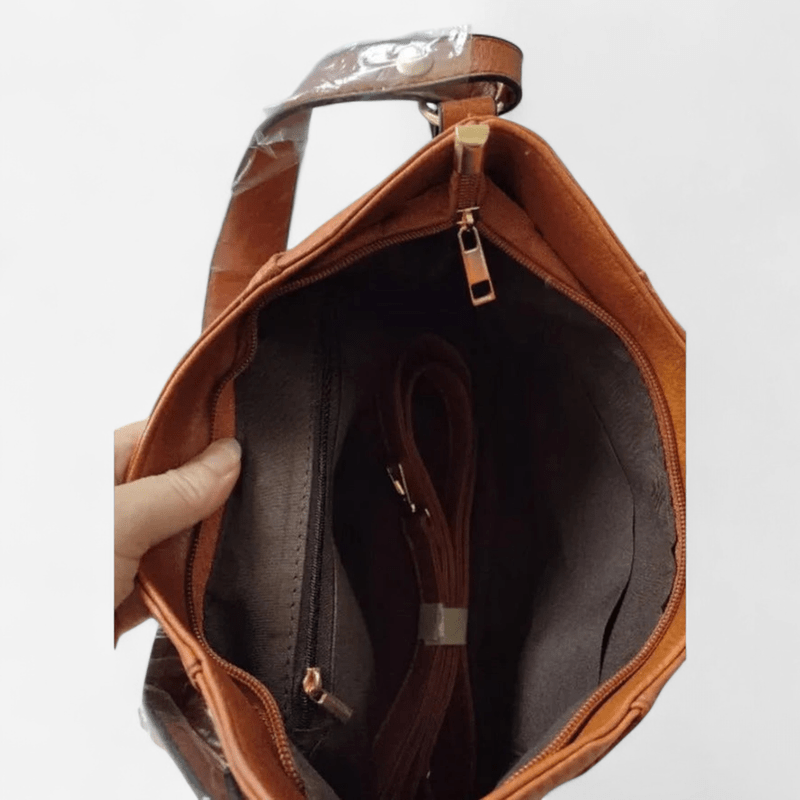 Québec Élégance Leather bags Daniella - Sac en cuir vintage élégant et pratique pour femmes