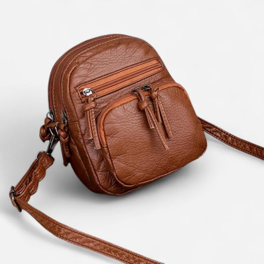 Québec Élégance Leather bags Ellena - Sac à bandoulière en cuir élégant et pratique