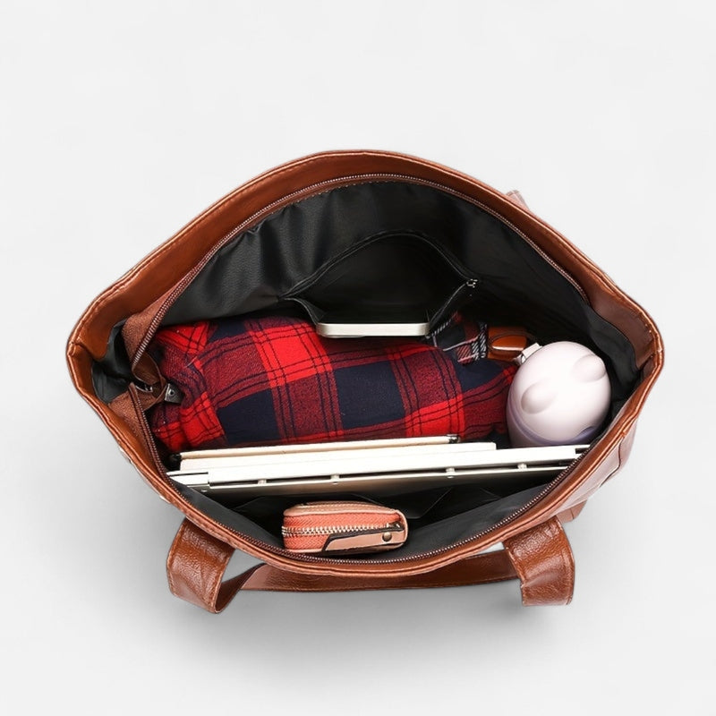 Québec Élégance Leather bags Gracy - Chic sac en cuir avec bandoulière réglable