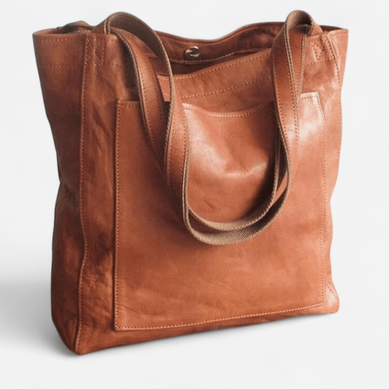 Québec Élégance Leather bags Ilse - Sac en cuir élégant avec compartiments spacieux