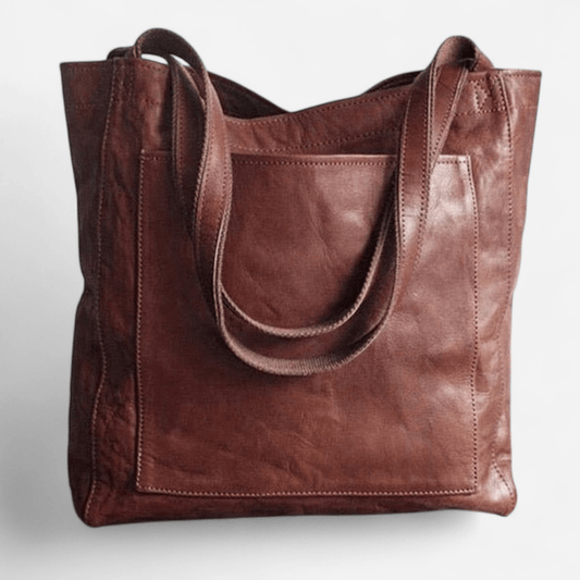 Québec Élégance Leather bags Ilse - Sac en cuir élégant avec compartiments spacieux
