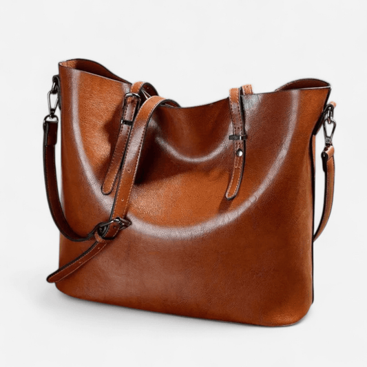 Québec Élégance Leather bags Jamy - Sac à main en cuir vintage élégant et pratique