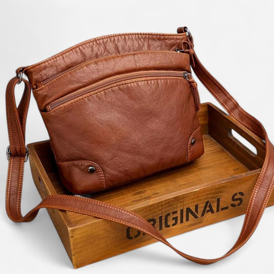 Québec Élégance Leather bags Jane - Sac à bandoulière en cuir élégant et durable