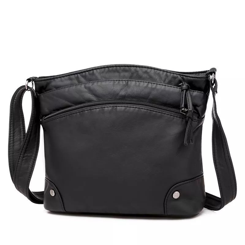 Québec Élégance Leather bags Jane - Sac à bandoulière en cuir élégant et durable