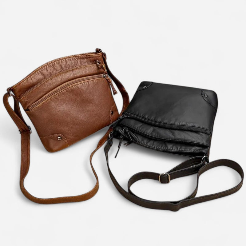 Québec Élégance Leather bags Jane - Sac à bandoulière en cuir élégant et durable