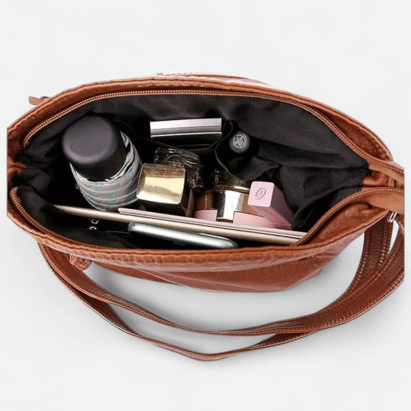 Québec Élégance Leather bags Jane - Sac à bandoulière en cuir élégant et durable