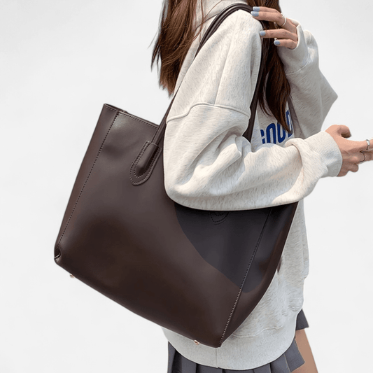 Québec Élégance Leather bags Lucy - Sac en cuir élégant avec bandoulière réglable