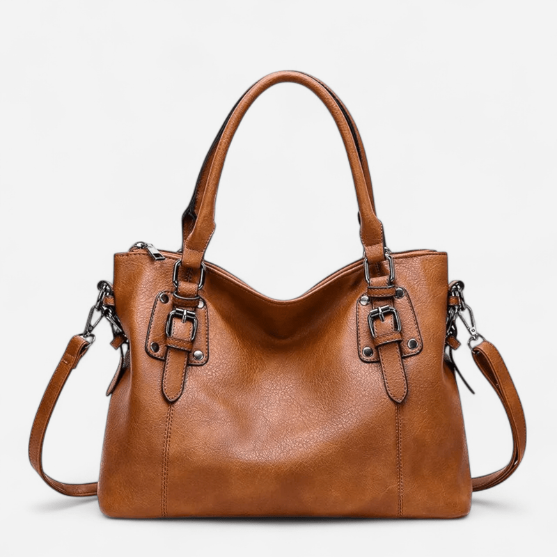 Québec Élégance Leather bags Victoria - Sac à bandoulière en cuir élégant et pratique