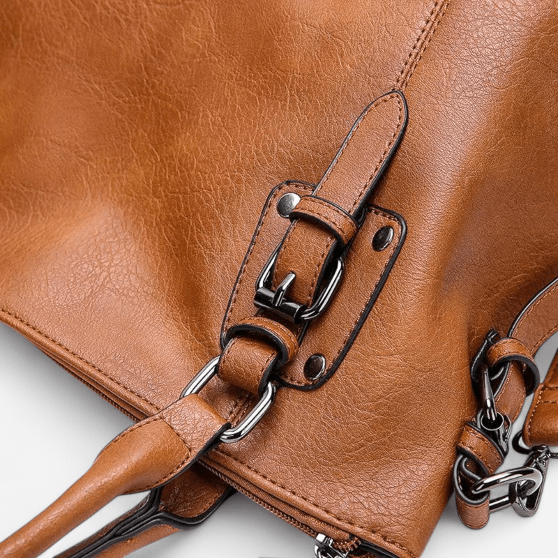 Québec Élégance Leather bags Victoria - Sac à bandoulière en cuir élégant et pratique