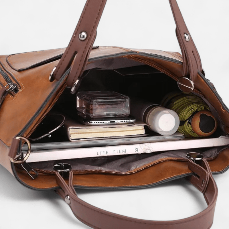 Québec Élégance Leather bags Wendy - Sac à bandoulière en cuir élégant et durable