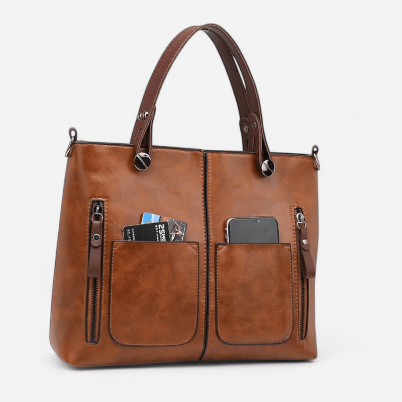 Québec Élégance Leather bags Wendy - Sac à bandoulière en cuir élégant et durable