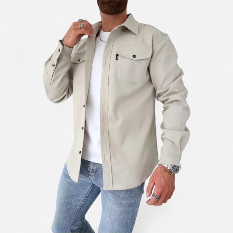 Québec Élégance Men Shirt Kohli - Chemise confort suprême en design moderne et polyvalent