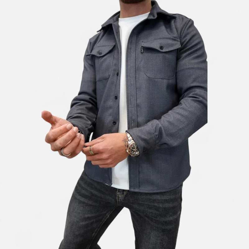 Québec Élégance Men Shirt Kohli - Chemise confort suprême en design moderne et polyvalent