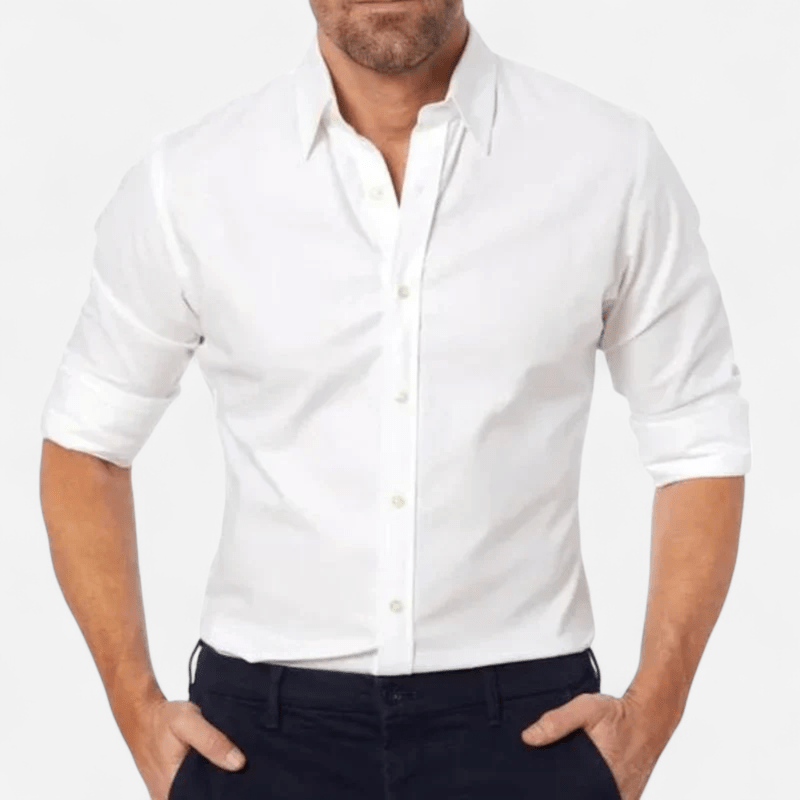 Québec Élégance Milan - Chemise à fermeture éclair élégante et ajustée