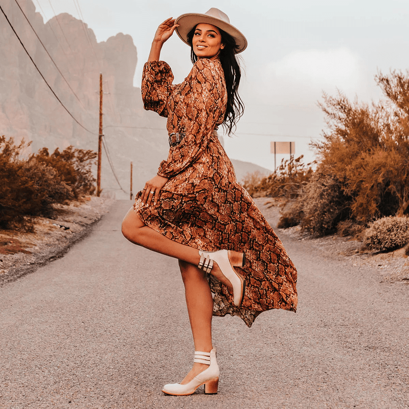 Québec Élégance Mona - Bottine moderne et élégante en cuir véritable