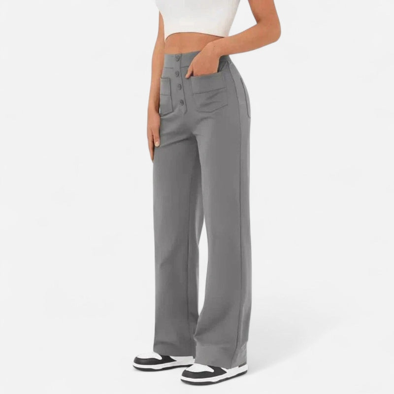 Québec Élégance Pants Jade - Pantalons Élastiques Confortables pour un Confort Optimal