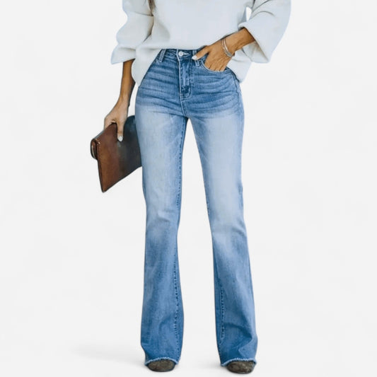 Québec Élégance Pants Joanne - Jeans Bohémiens Élastiques Confortables et Tendance