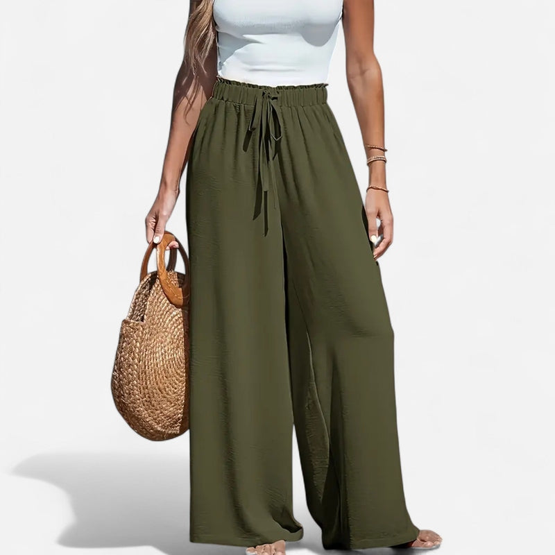 Québec Élégance Pants Liv - Pantalons Taille Haute Élégants pour un Style Chic et Confortable