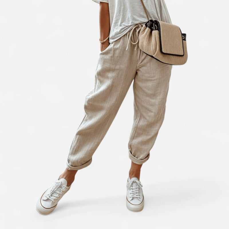 Québec Élégance Pants Rosa - Pantalon Chic Confortable pour Élégance et Confort