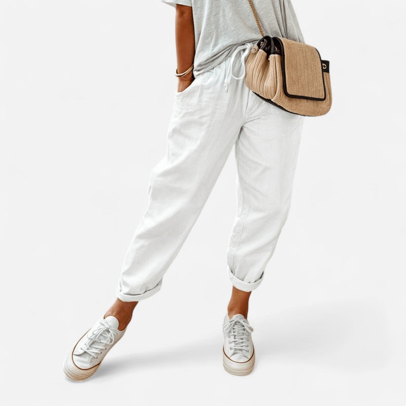 Québec Élégance Pants Rosa - Pantalon Chic Confortable pour Élégance et Confort