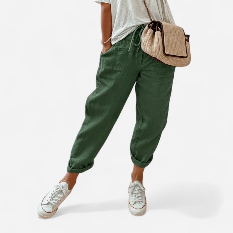 Québec Élégance Pants Rosa - Pantalon Chic Confortable pour Élégance et Confort