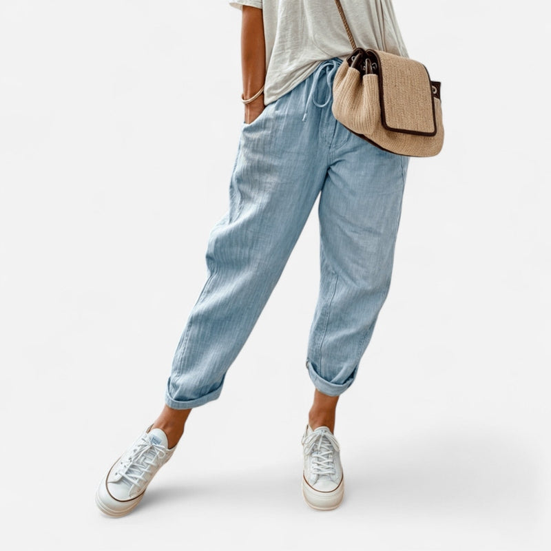 Québec Élégance Pants Rosa - Pantalon Chic Confortable pour Élégance et Confort
