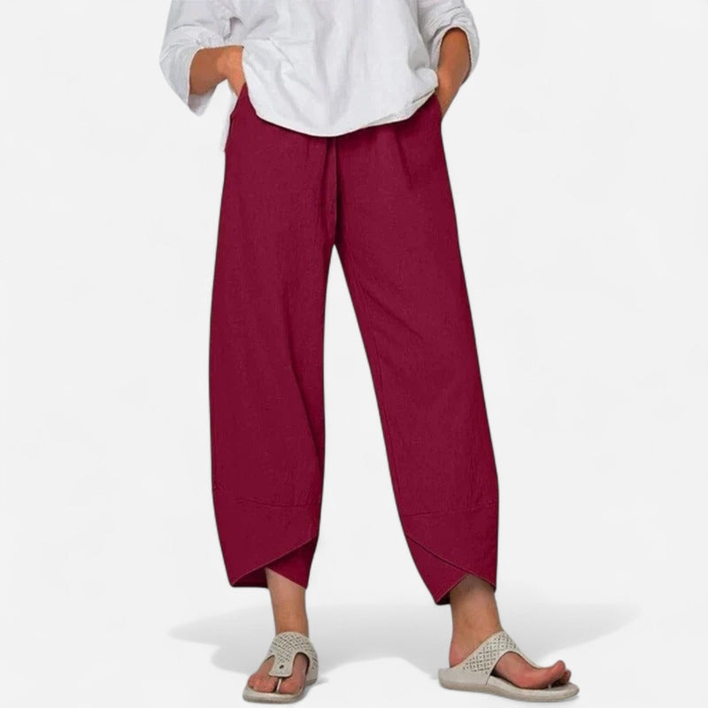 Québec Élégance Pants Tarni - Pantalons Chic Été Élégants et Confortables pour Femme