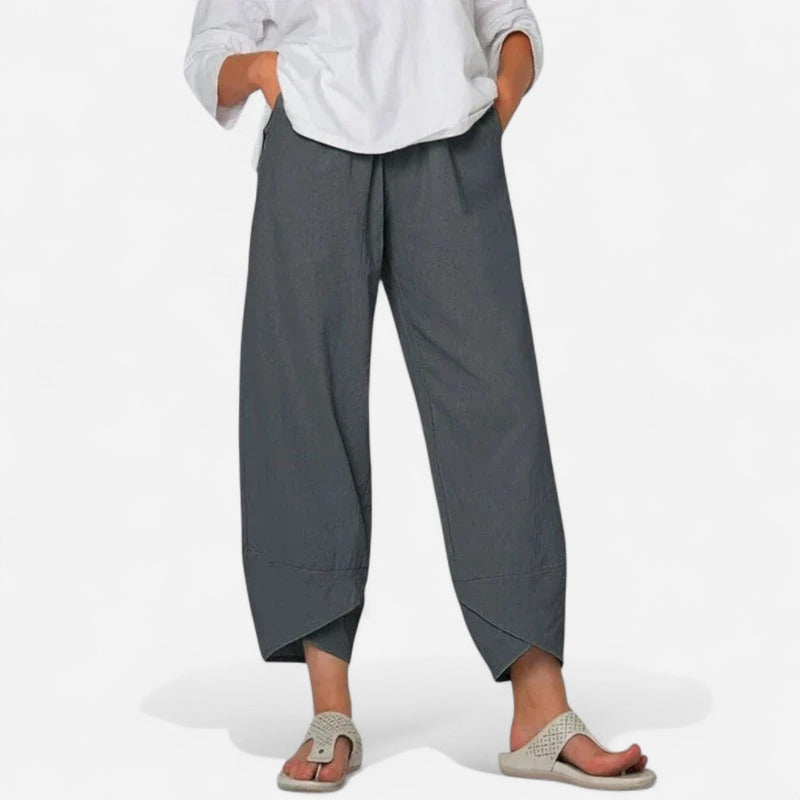 Québec Élégance Pants Tarni - Pantalons Chic Été Élégants et Confortables pour Femme
