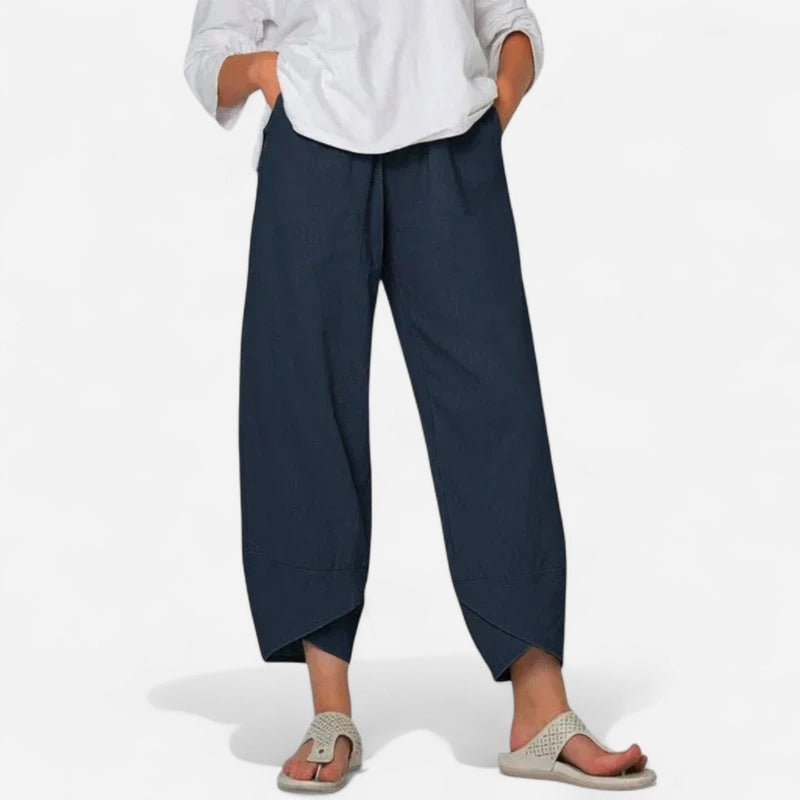 Québec Élégance Pants Tarni - Pantalons Chic Été Élégants et Confortables pour Femme