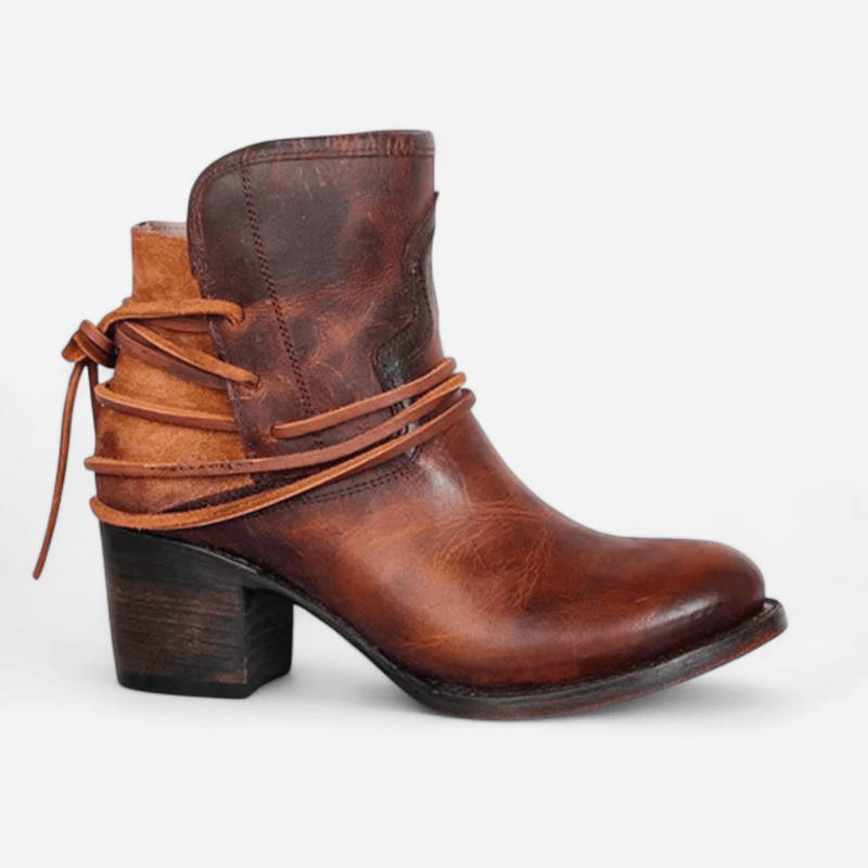Québec Élégance Schoenen Wendy - Bottes western intemporelles en cuir premium