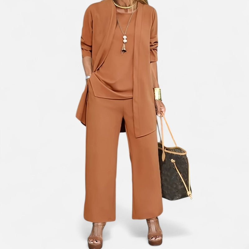 Québec Élégance Sets Victoria - Ensemble de mode 3 pièces pour femmes élégant