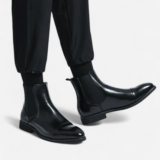 Québec Élégance Shoes Damien - Bottines Chelsea Élégantes et Intemporelles pour Tous les Jours
