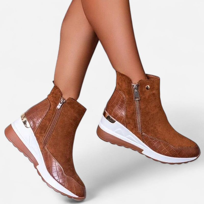 Québec Élégance Shoes Emma - Bottines confortables avec semelle antidérapante