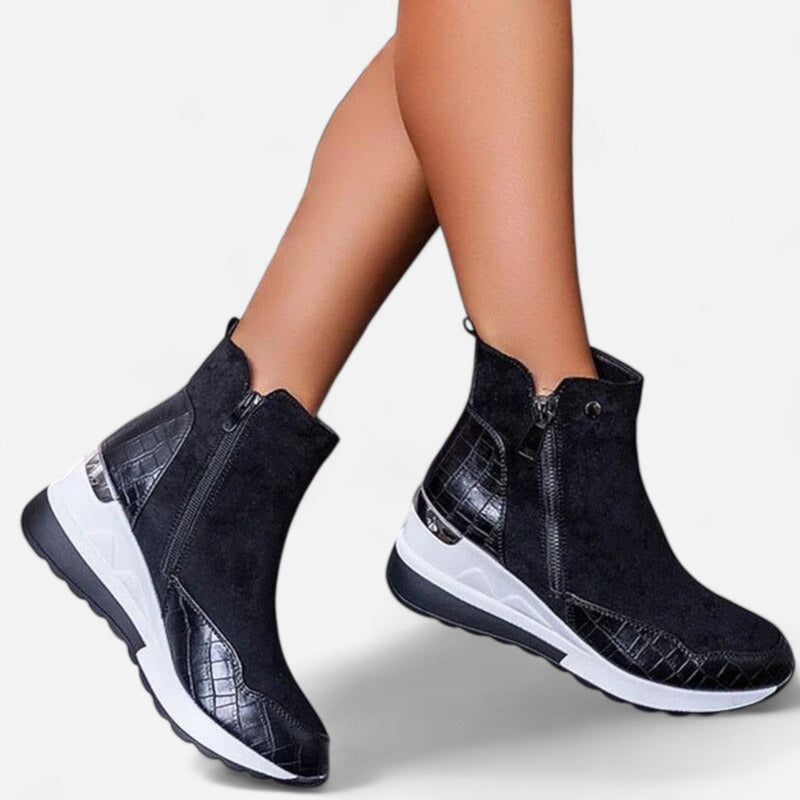 Québec Élégance Shoes Emma - Bottines confortables avec semelle antidérapante