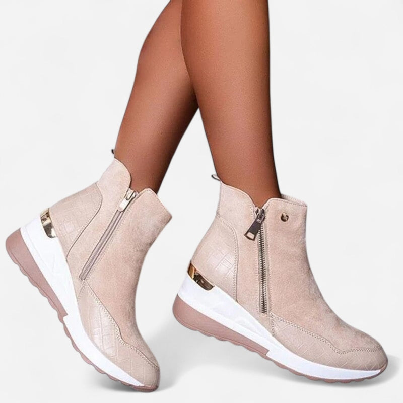 Québec Élégance Shoes Emma - Bottines confortables avec semelle antidérapante