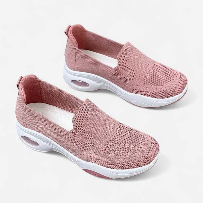 Québec Élégance Shoes Gitte - Baskets orthopédiques respirantes à enfiler pour femmes