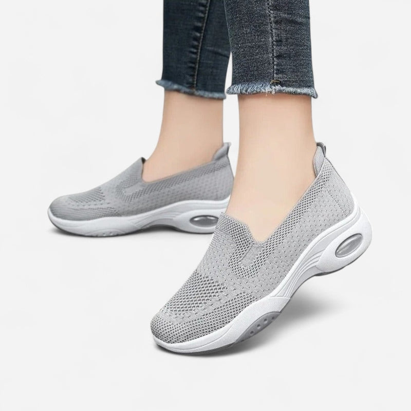 Québec Élégance Shoes Gitte - Baskets orthopédiques respirantes à enfiler pour femmes