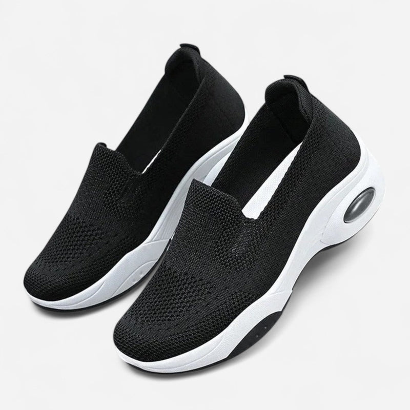 Québec Élégance Shoes Gitte - Baskets orthopédiques respirantes à enfiler pour femmes