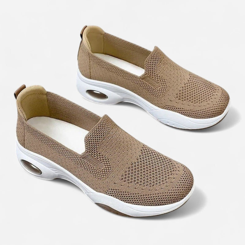 Québec Élégance Shoes Gitte - Baskets orthopédiques respirantes à enfiler pour femmes