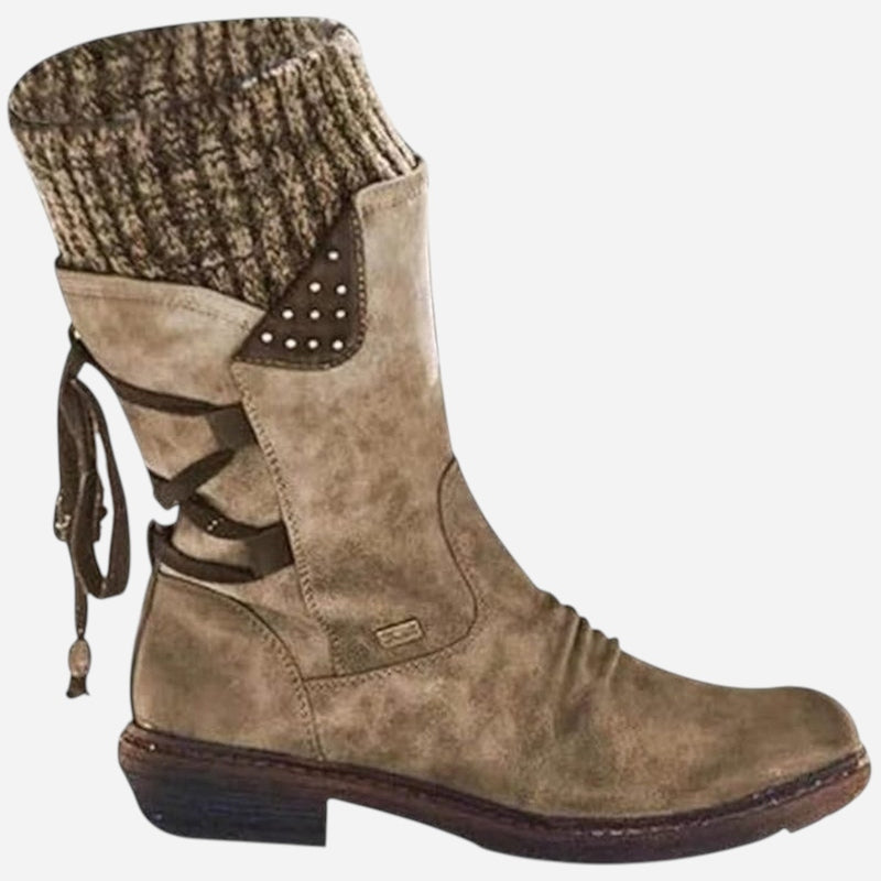 Québec Élégance Shoes Indra – Bottes mi-saison confortables pour affronter la pluie avec élégance