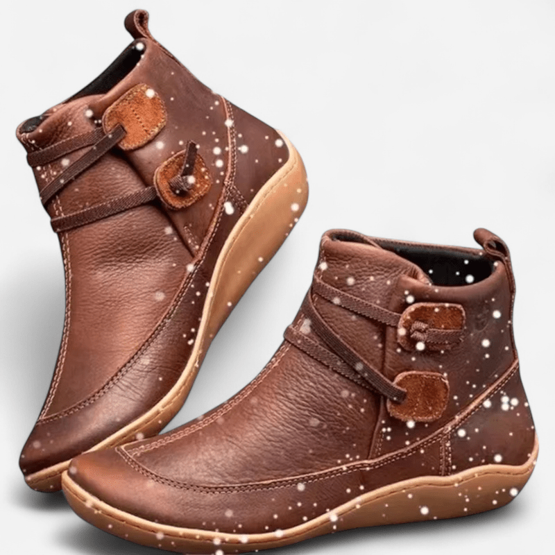 Québec Élégance Shoes Maxime - Bottes de cheville vintage en cuir élégant