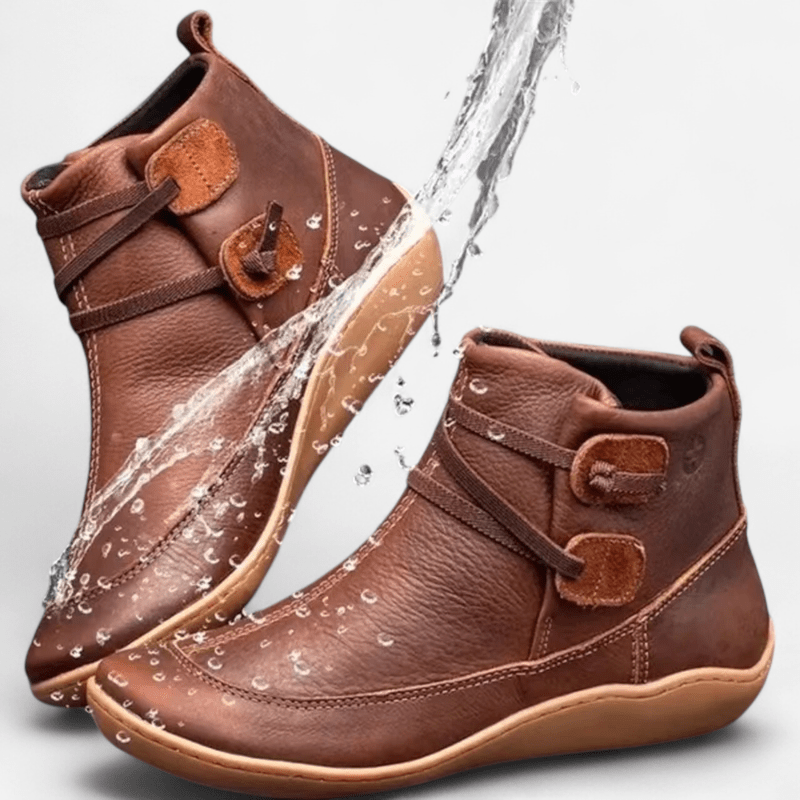 Québec Élégance Shoes Maxime - Bottes de cheville vintage en cuir élégant