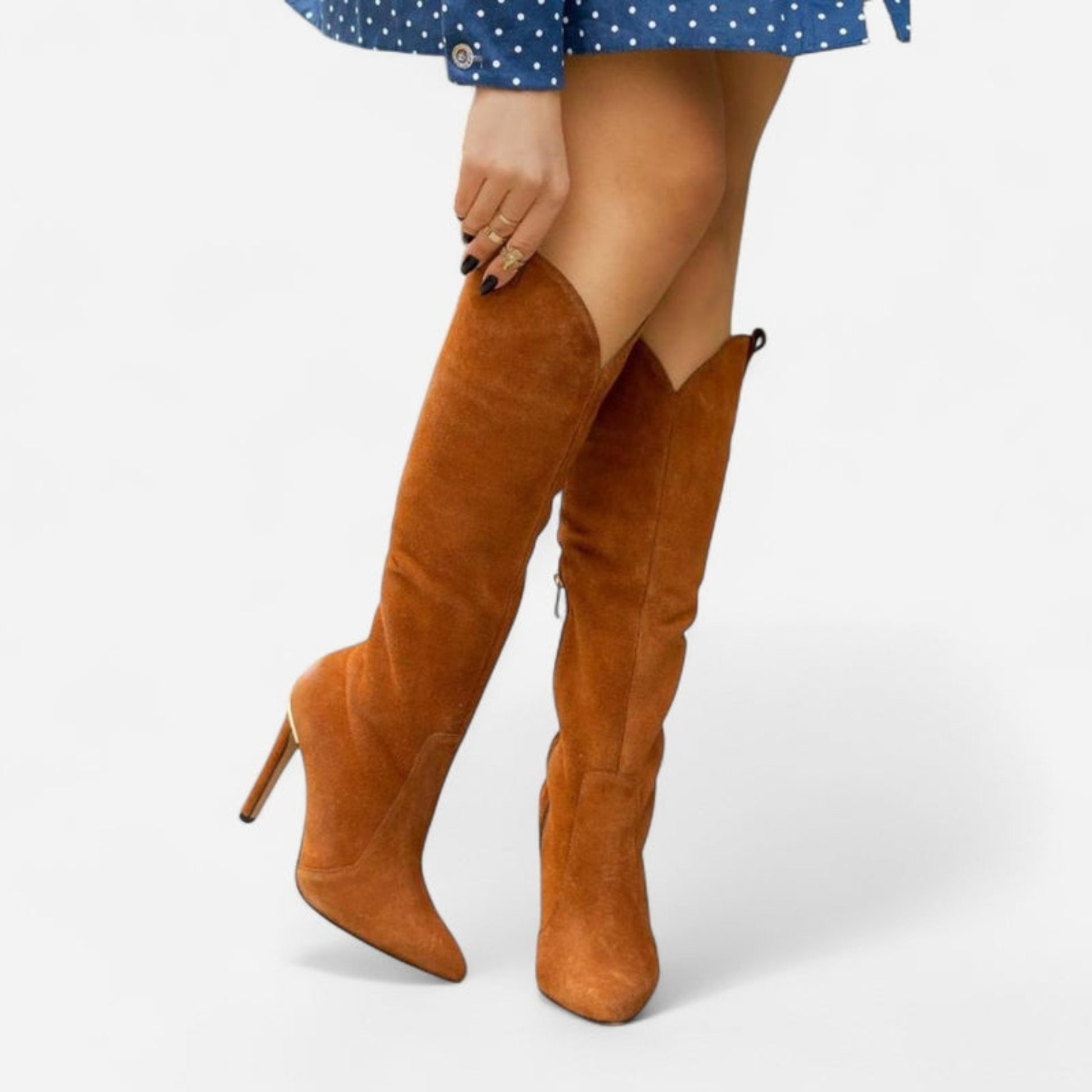 Québec Élégance Shoes Valentina - Bottes luxueuses au style audacieux et confort optimal