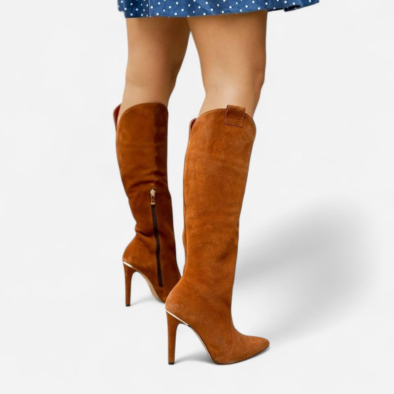 Québec Élégance Shoes Valentina - Bottes luxueuses au style audacieux et confort optimal