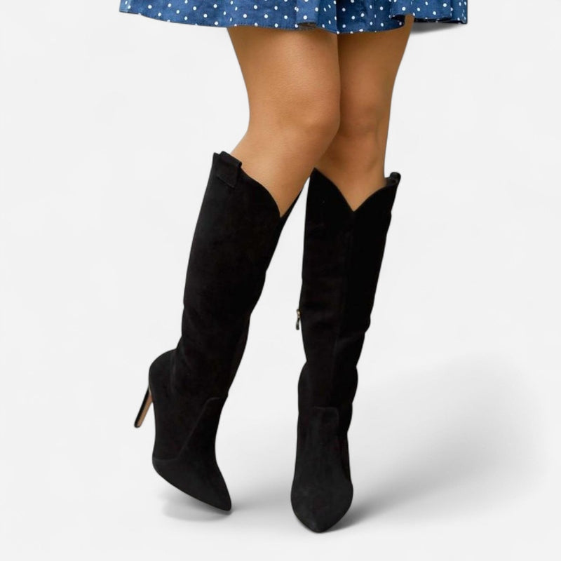 Québec Élégance Shoes Valentina - Bottes luxueuses au style audacieux et confort optimal