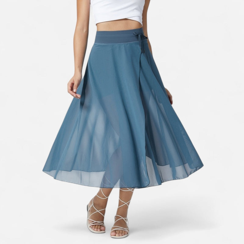 Québec Élégance Skirts Emma - Jupe midi taille haute flatteuse pour femme, élégante et confortable